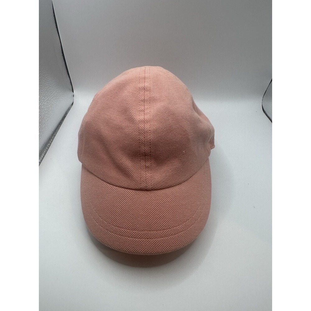 Lacoste Croc Cap Pink Embroidered Large  Tie-able Open Back Pony‎ Tail  Hat